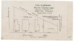 Daniel Fobes 1897 Green, North Cambridge 1890c Survey Plans